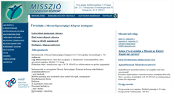 Desktop Screenshot of misszio.hu